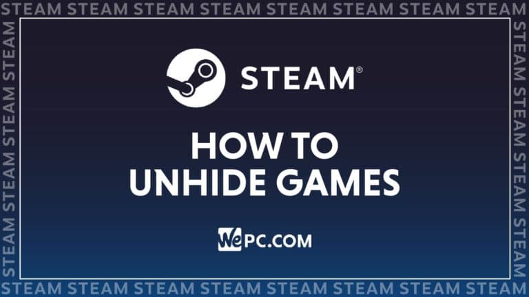WeJiJ STEAM how to unhide games 01